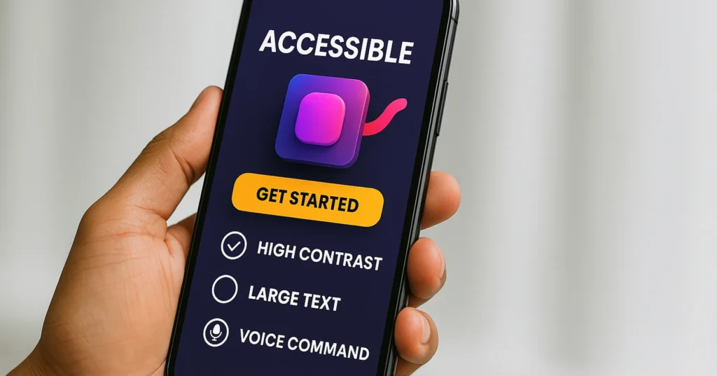 Accessible mobile app design for 2025 UI/UX