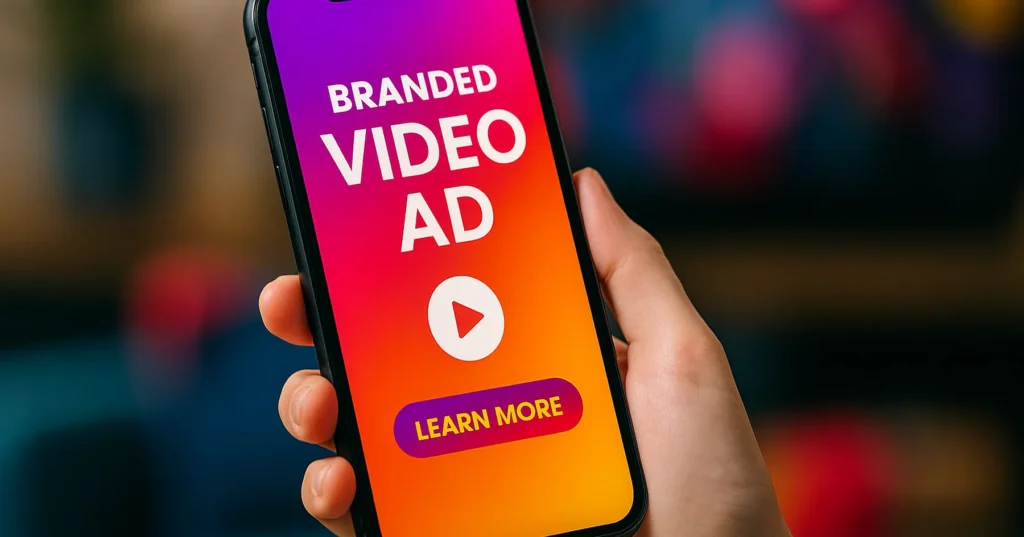 Branded video ad for digital marketing 2025