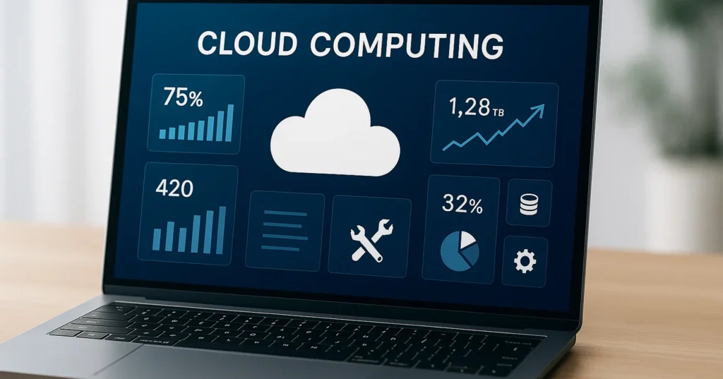 Cloud computing dashboard for IT consulting 2025